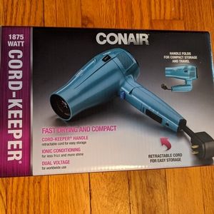 NIB ConAir 1875 watt compact hairdryer